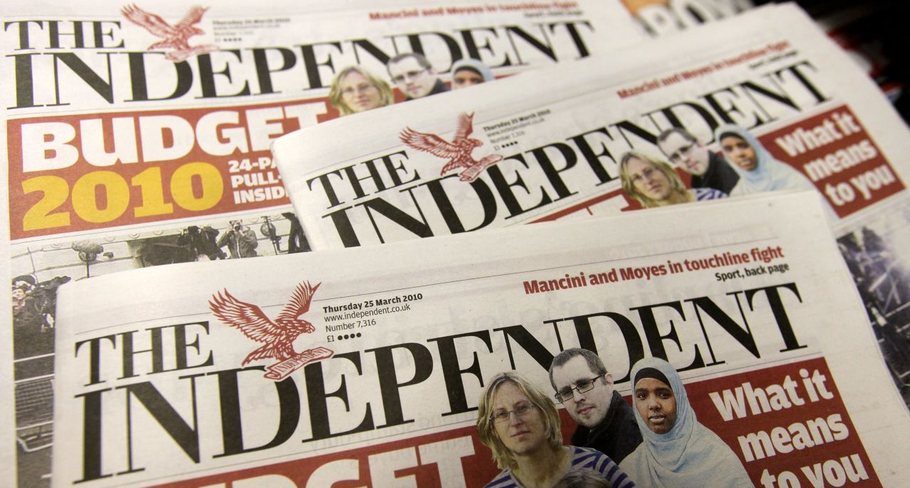Both The Independent, one of UK's daily national newspapers, and London's widely read freebie the Evening Standard are owned by Russian billionaire Alexander Lebedev.