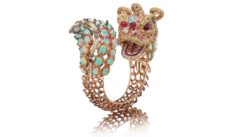 Asia's biggest combined jewelry show opened in Hong Kong this week. The dual shows feature thousands of exhibitors from 52 countries. Dai Sun Jewellery's "The Inheritance" (pictured) is made from 18K rose gold diamond bangle with ruby, sapphire, garnet and opal. It won JMA International Jewelry Design Competition's Best Craftsmanship Award last year. 