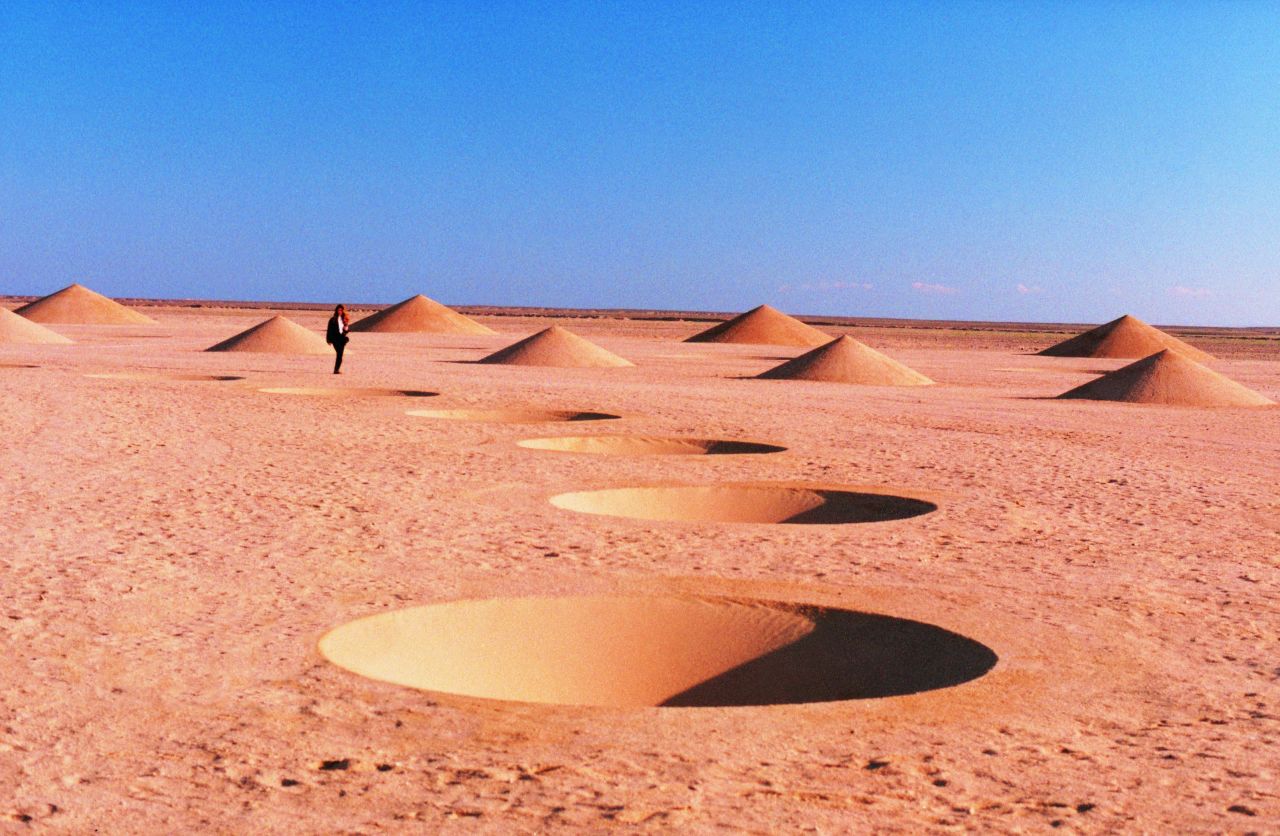 Desert Breath is made up of a series of conical dips and protrusions. It took D.A.S.T. Arteam nine months to build.