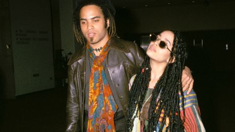 Lenny Kravitz and former "Cosby Show" star Lisa Bonet seemed tailor-made for each other, right down to their love of hippie style. The pair met at a New Edition concert in 1985 and married in 1987, welcoming daughter Zoe a year later. "We were very young, and it was wonderful," Kravitz recalled in 2013. Now, "Zoe's mom and I are best friends," Kravitz said. "It's interesting because that's how the relationship started." Bonet is now married to actor Jason Momoa.