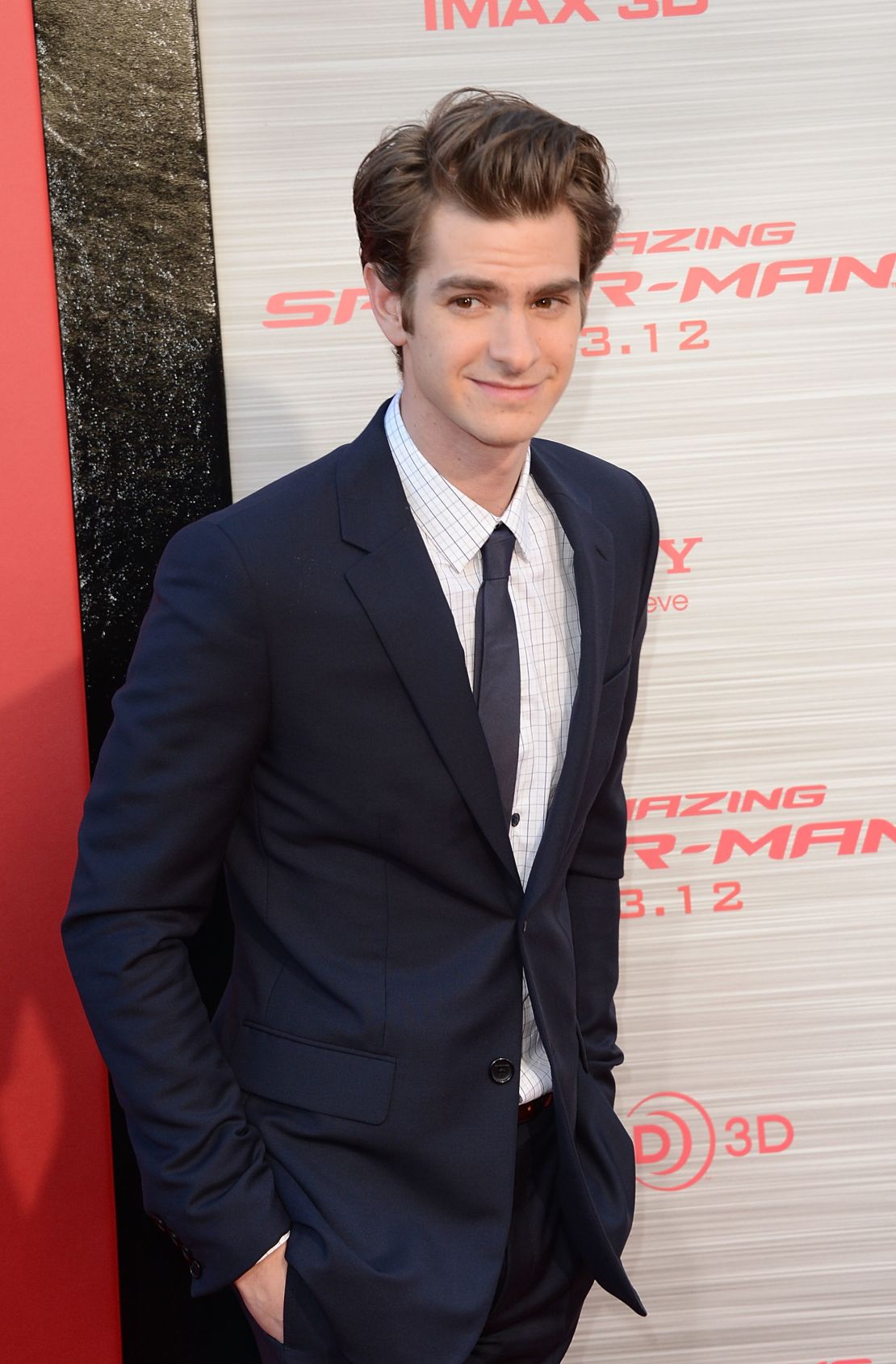 "The Amazing Spider-Man" actor Andrew Garfield attends the movie's 2012 premiere in Los Angeles.