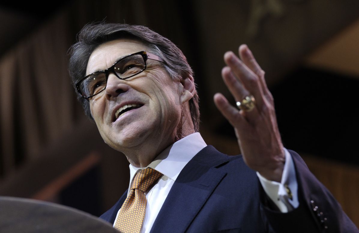 Texas Gov. Rick Perry wowed the conservative gathering on Friday, March 7, with a rousing speech. "It's time for a little rebellion on the battlefield of ideas," Perry said.