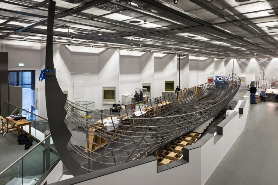At 37 meters long, the Roskilde 6 is the biggest Viking ship ever discovered. It is on display at the British Museum in London.