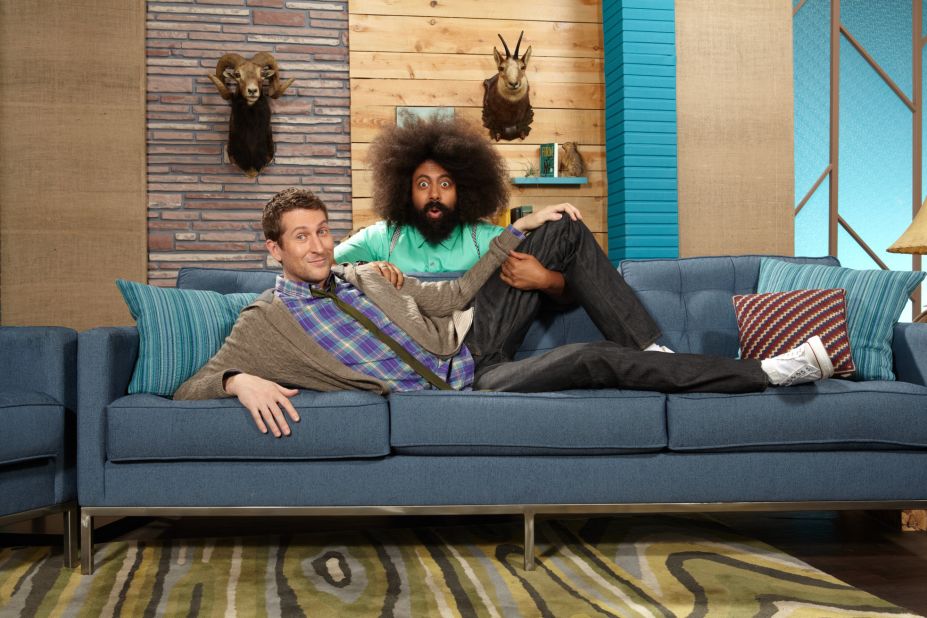 If you've yet to watch Scott Aukerman and Reggie Watts host their podcast-turned-TV show "Comedy Bang! Bang!," sit and stay a while when season 2 arrives March 13 on Netflix. The witty hosts get celebrities like Andy Samberg, Zoe Saldana, Cobie Smulders and Aziz Ansari to join in their role-playing fun. 