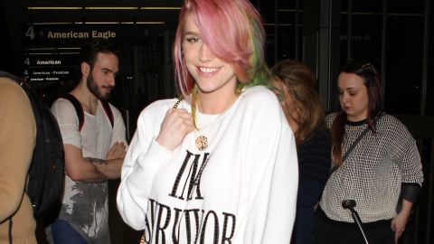 Kesha proclaims she's a survivor on March 6 as she rejoins social media after two months in treatment for an eating disorder. 