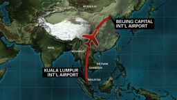 NGTV Malaysia Airlines Flight Route