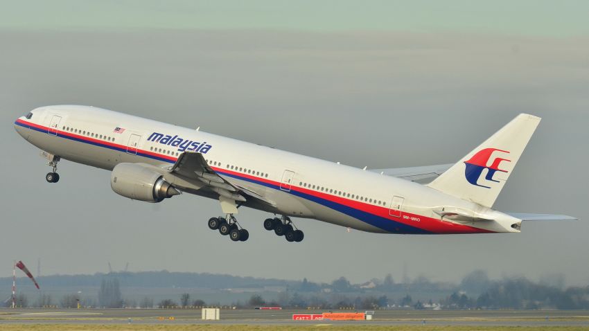 This image taken on December 26, 2011 shows the Malaysia Airlines Boeing 777-200ER that has gone missing. 