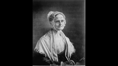 Lucretia Mott was a Quaker abolitionist who<a href="http://www.nps.gov/wori/historyculture/lucretia-mott.htm" target="_blank" target="_blank"> founded the Philadelphia Female Anti-Slavery Society in 1833</a> after she was excluded from some all-male abolitionist meetings. She later became the first president of the American Equal Rights Association,<strong> </strong>whose mission was to grant equality for blacks and women.