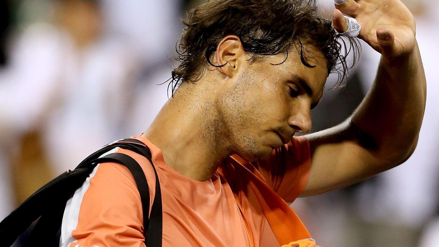 World No. 1 Rafael Nadal was looking to win his fourth singles title at the Indian Wells Masters.