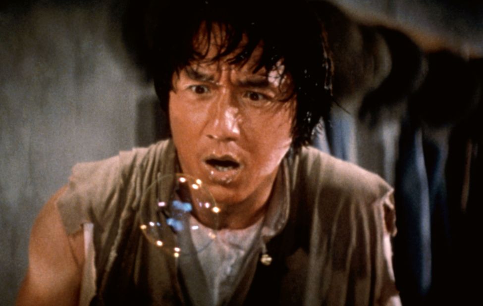 "The Legend of Drunken Master" from 1994 stars martial artist Jackie Chan.