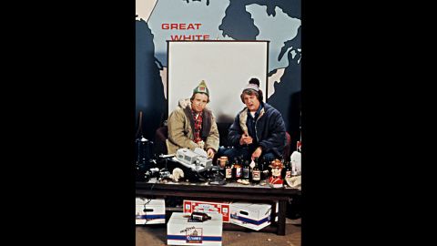 Rick Moranis and Dave Thomas play a couple of Canadians who land jobs in a brewery in the 1983 film "The Adventures of Bob & Doug McKenzie: Strange Brew."