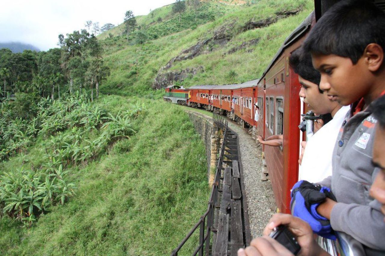 Sri Lanka has two first-class rail choices -- ExpoRail and the Rajadhani Express. They offer one of the most scenic, and cheapest, ways to get around the country. 