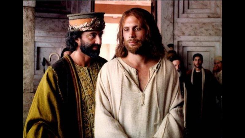 the passion of christ movie showing on tv