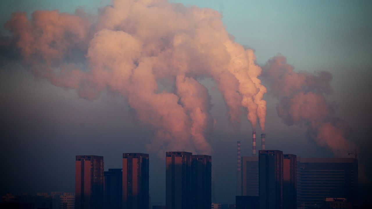 This picture taken on January 22, 2013 shows a thermal power plant discharging heavy smog into the air in Changchun, northeast China's Jilin province. China has cleaned up its air before but experts say that if it wants to avoid the kind of smog that choked the country this week, it must overhaul an economy fuelled by heavily polluting coal and car use. CHINA OUT AFP PHOTO (Photo credit should read STR/AFP/Getty Images)