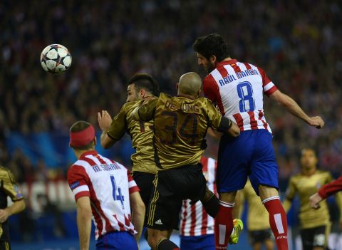 Raul Garcia headed home Atletico's third of the night with 20 minutes remaining to give his side a 3-1 lead on the night. Costa added his second and Atletico's fourth to wrap up the victory.