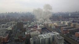 twitter photo Harlem Building Collapse 3/12/14