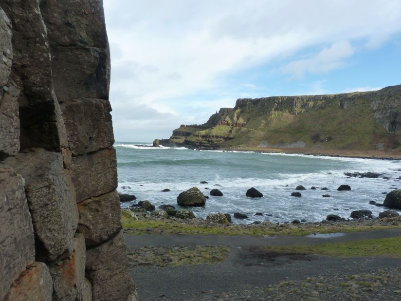 Also in County Antrim, Giant's Causeway is a popular spot for Northern Ireland visitors. <a href="http://ireport.cnn.com/docs/DOC-1100301">Kristen Jackson</a> captured the calm before the storm on the coast. "By the time we left, the sky was gray, the waves were crashing and the wind could blow you right over. It was pretty amazing," she said.