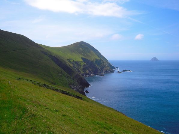 Uninhabited Great Blasket Island is accessible by ferry from the Dingle Peninsula. Before the last handful of residents left in 1953, the island was home to several celebrated writers. 