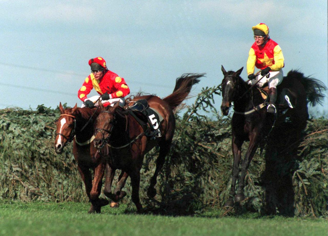 Photography is a complete career change for Dunwoody, who (pictured right) rode Miinnehoma to victory in Britain's prestigious Grand National jumps race in 1994.