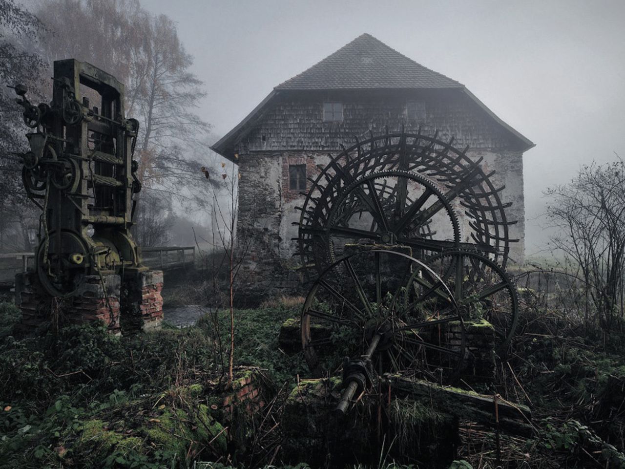 Old mill in Eastern Bavaria, Germany.