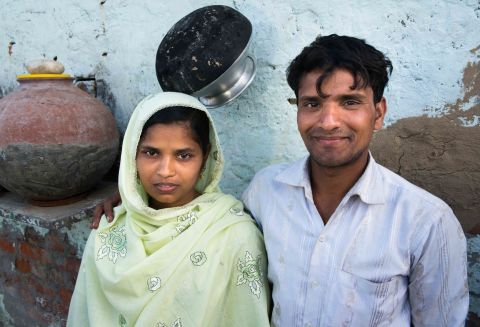 Tasleema, born in Kolkata, is one of the women who was trafficked. Her husband, Salim, who resides in Haryana state, doesn't deny paying agents to find him a bride. He says it's almost impossible for poor people like him to find a bride in his village.