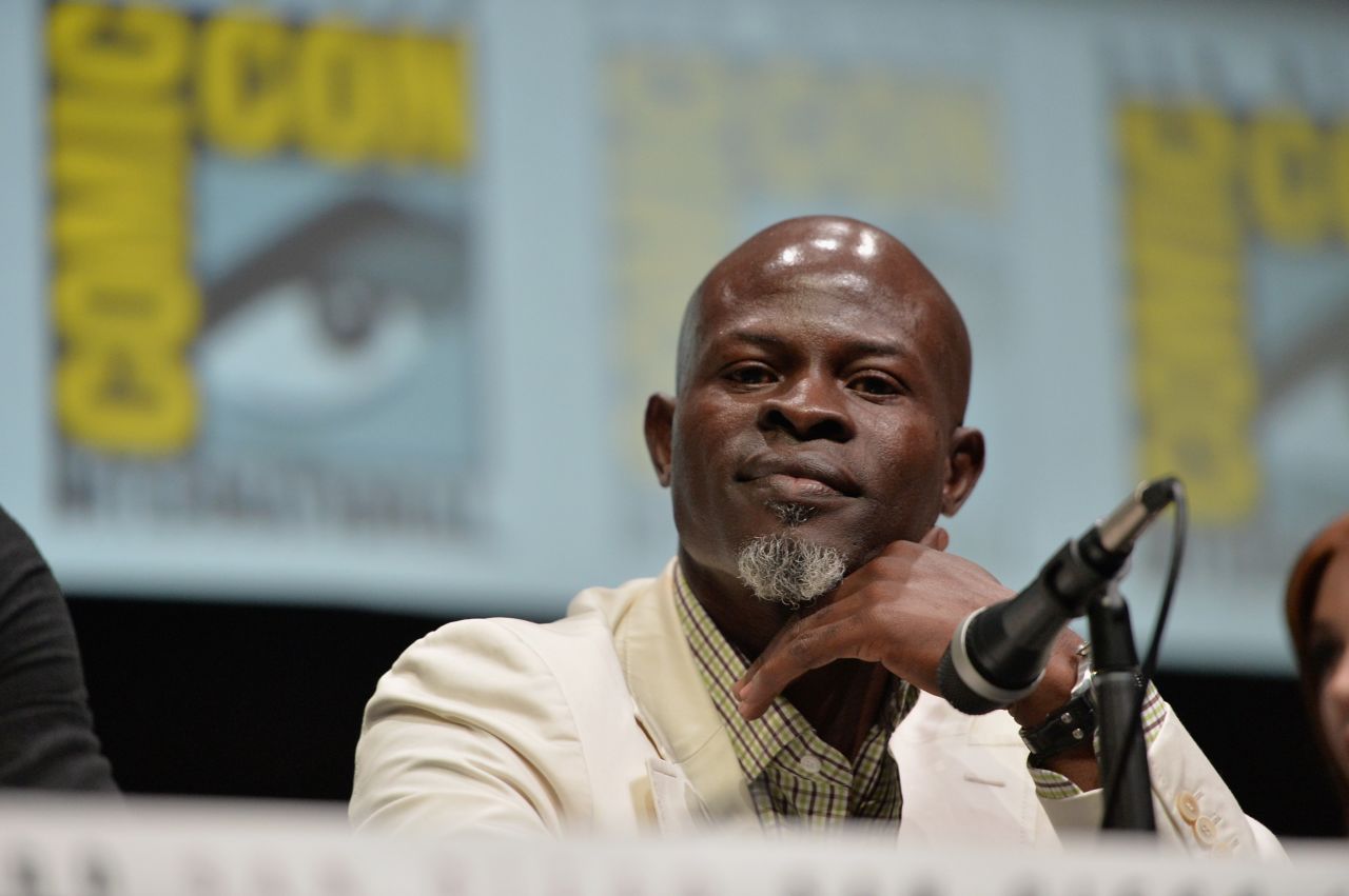 Actor Djimon Hounsou, star of "Amistad" and "Guardians of the Galaxy," turned 50 on April 24. 