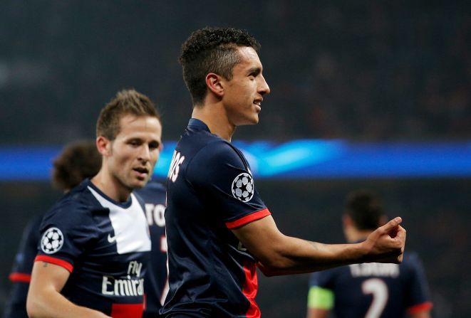 PSG leveled through Marquinhos on 13 minutes to restore their four-goal aggregate lead and tie the game up at 1-1. Ezequiel Lavezzi netted a winner for the home side in the second half.