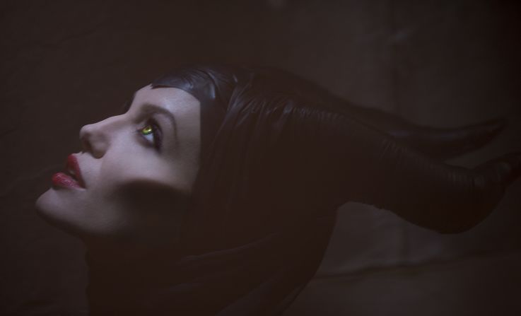 In the 2014 film "Maleficent," Jolie plays an evil sorceress who tells her side of the story. The movie opened at No. 1 and earned $69.4 million in its first weekend in U.S. theaters.