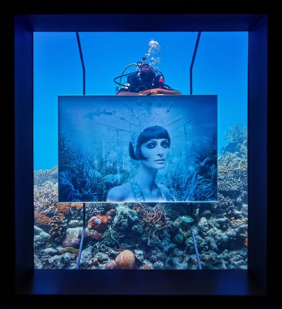 While divers visiting shipwrecks could swim around Franke's previous exhibits, visitors aren't allowed to dive among the artworks in the new display.  