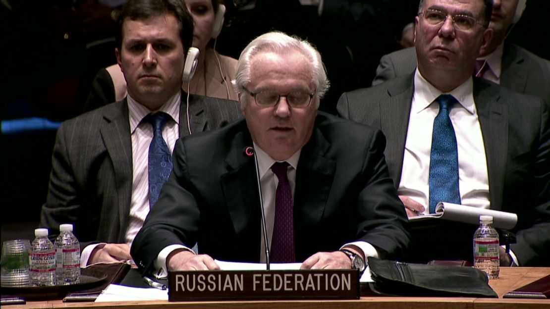 Vitaly Churkin died Monday at age 64.