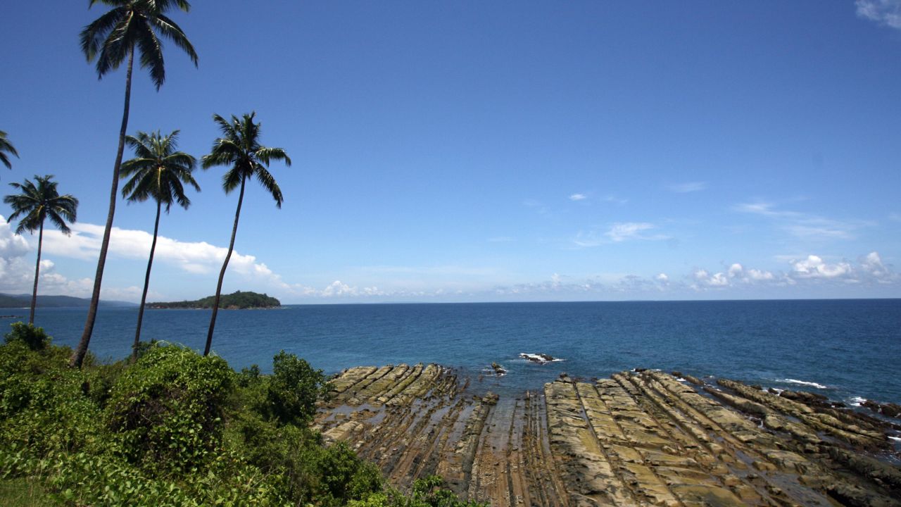 Port Blair, the administrative capital of the Andaman and Nicobar Islands.