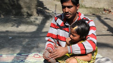 Rukhsar's father Abdul Shah blames himself and says he thought she would never walk again.