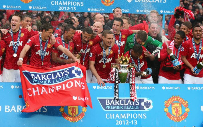United's current predicament is a far cry from last May, when the club won its 20th English title under the guidance of the departing Ferguson.