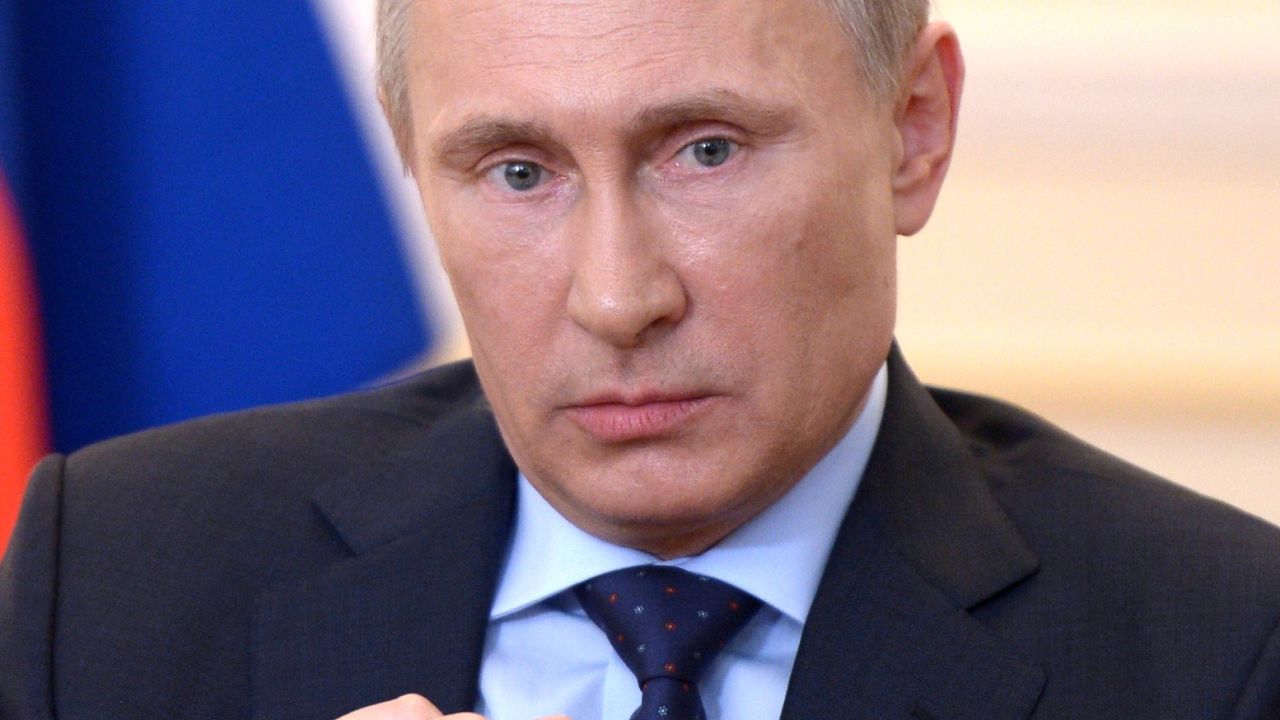 Putin said there's no chance Crimea -- which was annexed by Russia last year -- will go back in Ukraine. 