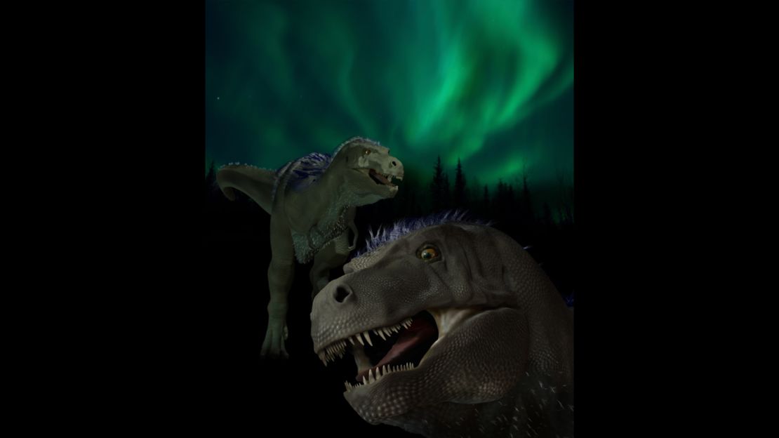 Illustration of the newly named genus and species that once roamed northern Alaska. 