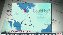 Conspiracy theories on missing flight CNN