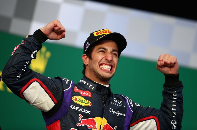 An ecstatic Daniel Ricciardo delighted the home crowd by claiming second place for Red Bull on his debut for the team. But his day was ruined after he was later disqualified for breaching fuel consumptions