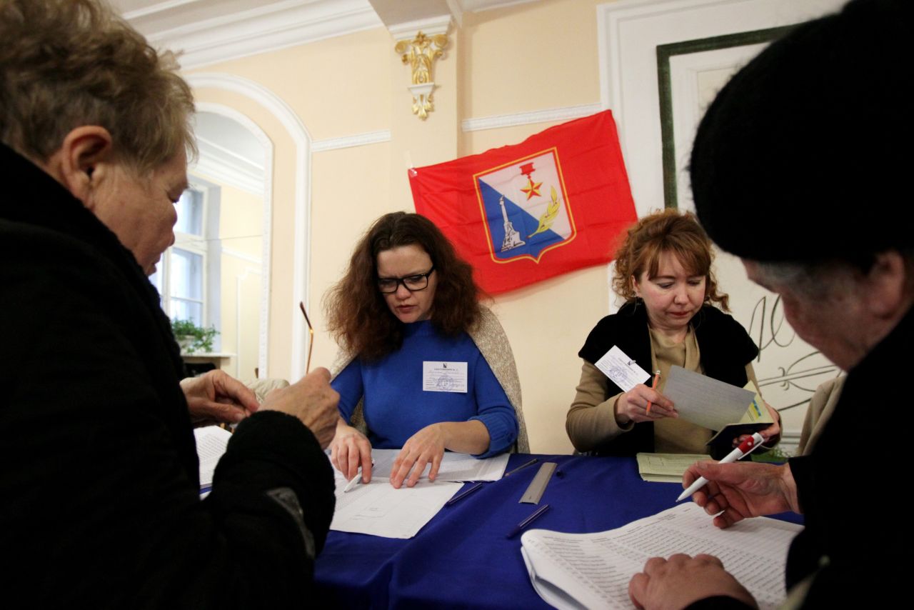 Голосование 2014 года. Crimea voting.