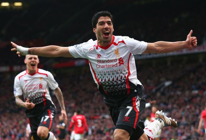 Suarez rounded off the scoring by firing home Liverpool's third with a classy finish for his 25th goal of the season.