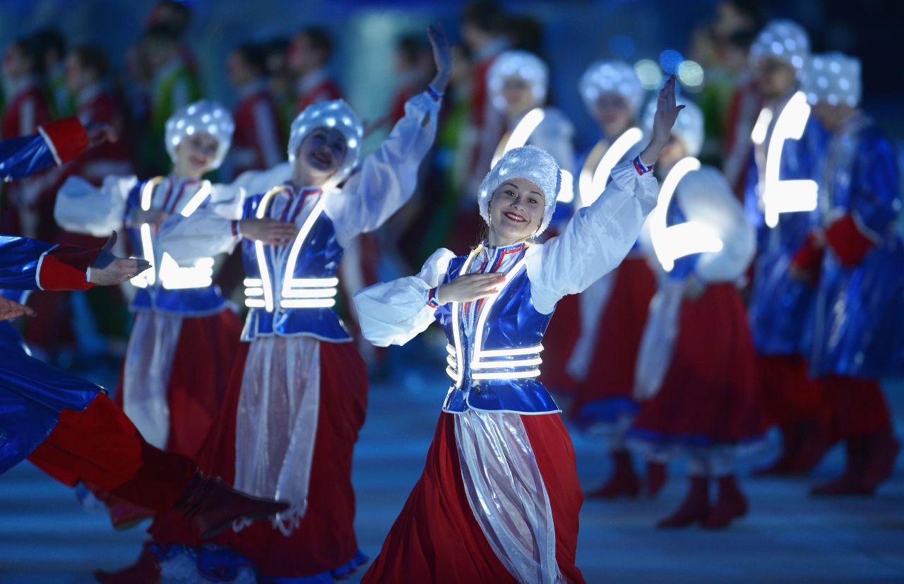 Dancers perform during the Closing Ceremony on March 16.