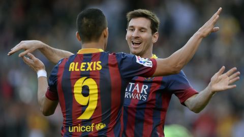 Lionel Messi and Alexis Sanchez were both on target in Barcelona's win over Osasuna.
