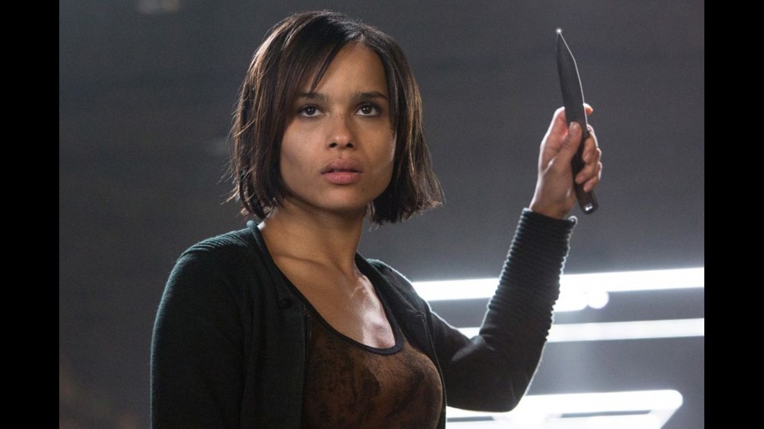 Joining Tris as a Dauntless newcomer is Christina (Zoe Kravitz), who comes from the frank Candor faction and quickly becomes Tris' friend during their training. 