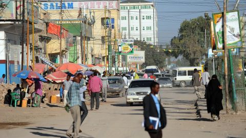 There's only one well-paved street in Hargeisa.