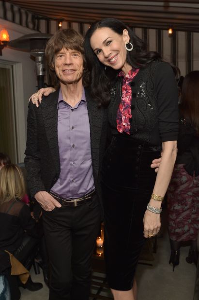 Fashion designer L'Wren Scott and Rolling Stones frontman Mick Jagger were companions for more than a decade. After Scott's suicide on March 17, Jagger released a statement on his website: "I am still struggling to understand how my lover and best friend could end her life in this tragic way. We spent many wonderful years together and had made a great life for ourselves. She had great presence and her talent was much admired, not least by me."