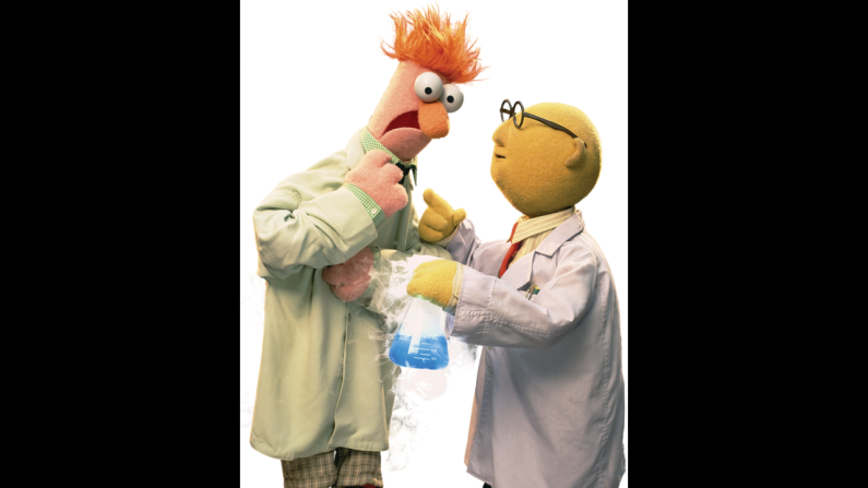 Either Beaker, left, or Dr. Bunsen Honeydew. These partners in scientific crime are usually up to something dangerously hilarious. 