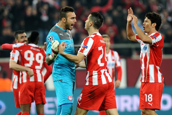 Olympiakos' players will fancy their chances of progressing to the quarterfinals of the Champions League for the first time since 1999 at Old Trafford on Wednesday.