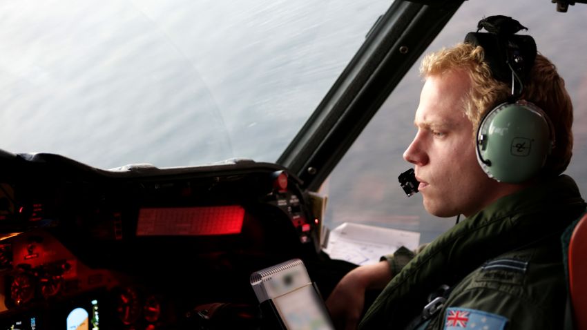 Caption: 	Search efforts continue for missing Malaysian Flight MH370. Photos provided by Aus Maritime Agency.
Credit: 	Australia Maritime Agency