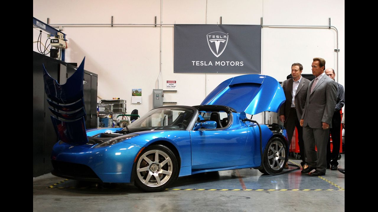 In June 2008, then-Gov. Arnold Schwarzenegger announced that Tesla Motors would build a facility in California to manufacture its all-electric Tesla Roadster. 