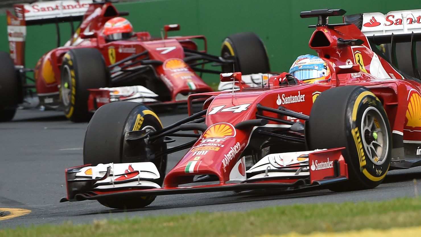 Ferrari's Fernando Alonso and Kimi Raikkonen finished fourth and seventh respectively at the Australian Grand Prix.