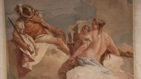 Baroque stars Gianbattista and Giandomenico Tiepolo went to town on the decor at Villa Valmarana.